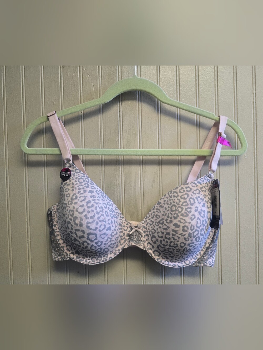 NWT MAIDENFORM One Fab Fit T-Shirt Shaping Underwire Bra 7958 animal print